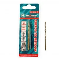 Сверло по металлу 3 мм, "MAXIMUM", МХ 6542